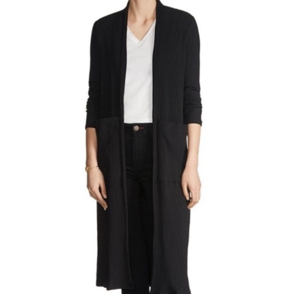Maje Ribbed Cardigan Sweater - Picture 2 of 8
